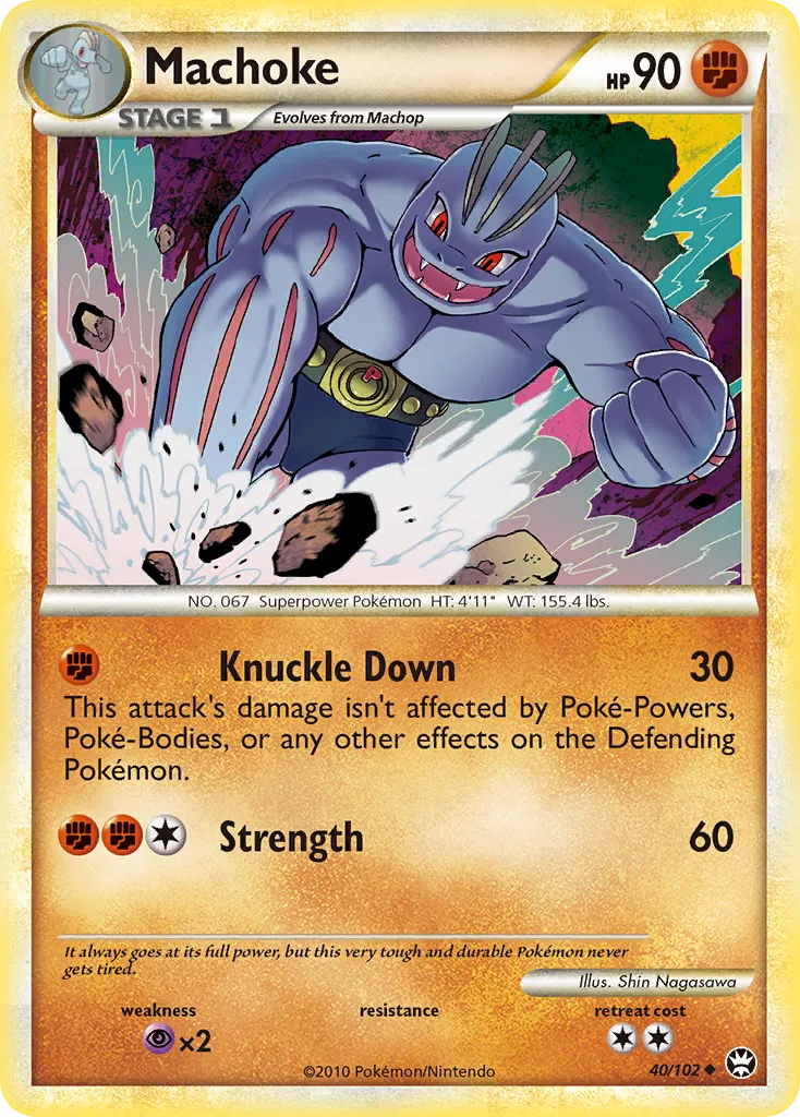 Machoke from Triumphant - Pokemon