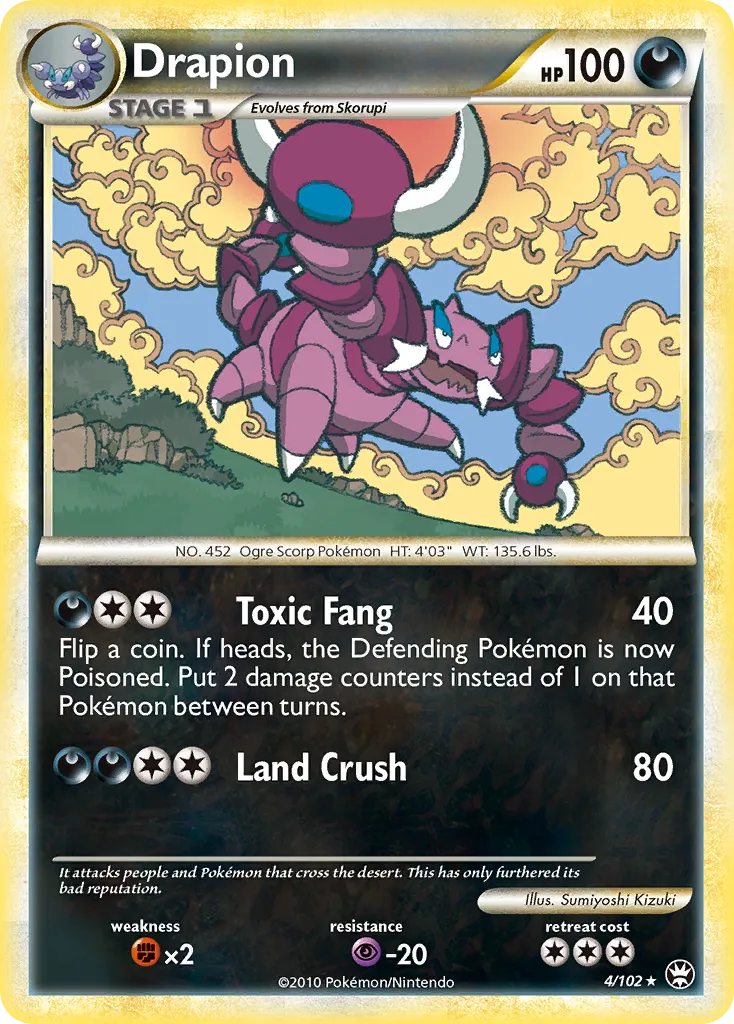 Drapion — Triumphant — Pokemon