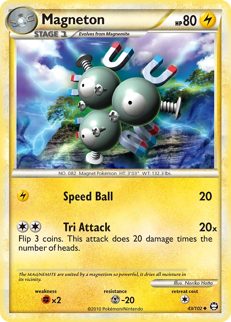 Magnéton — Triumphant — Pokemon