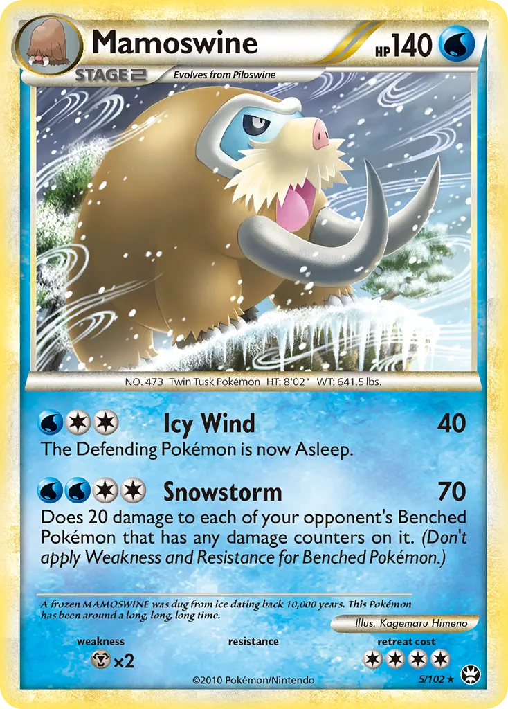 Mamoswine — Triumphant — Pokemon