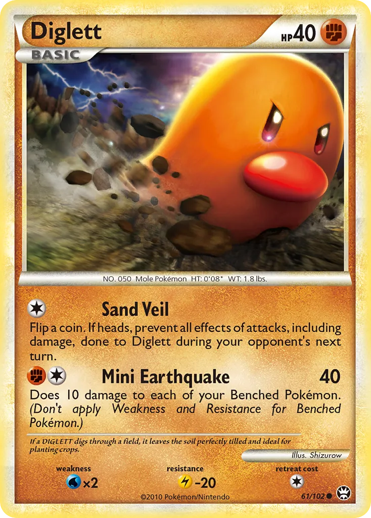 Taupiqueur — Triumphant — Pokémon