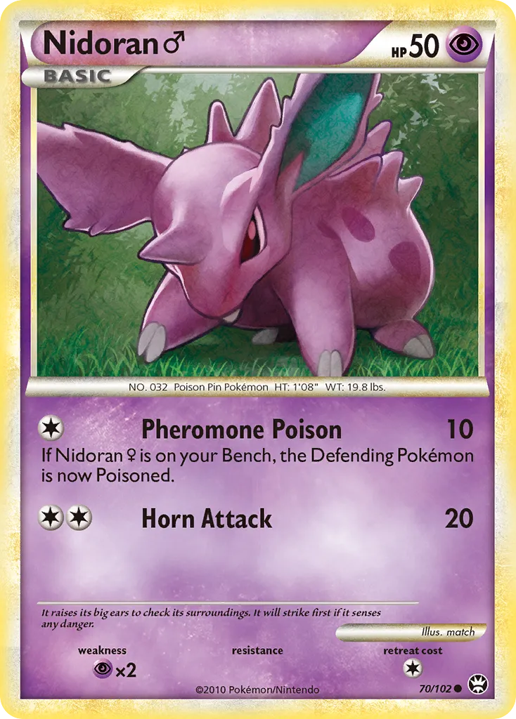 Nidoran M from Triumphant - Pokemon
