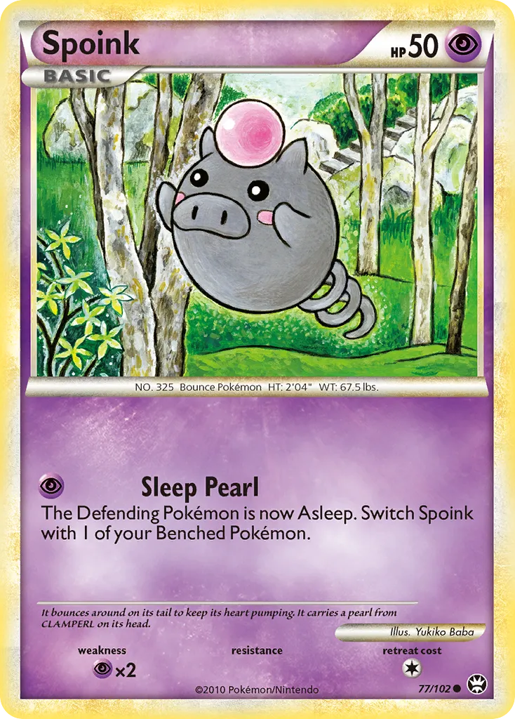 Spoink — Triumphant — Pokémon