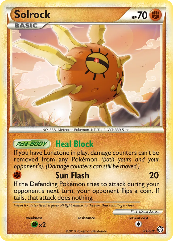 Solrock — Triumphant — Pokemon