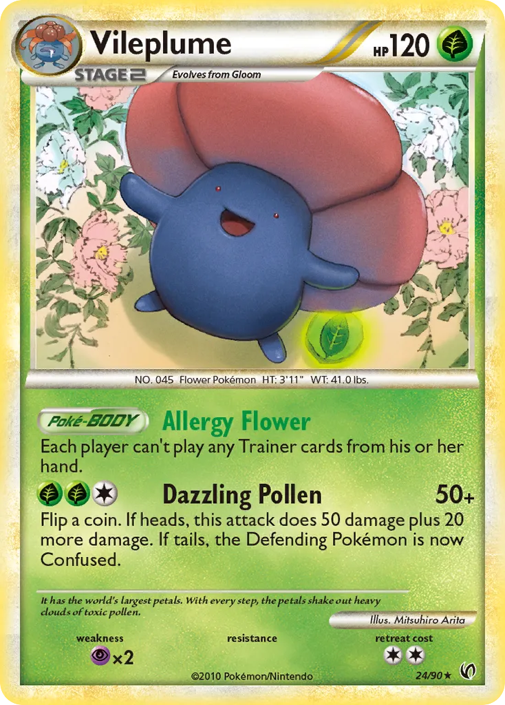 Vileplume — Undaunted — Pokemon