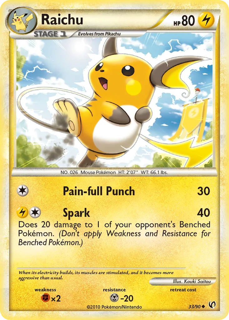 Raichu — Undaunted — Pokémon