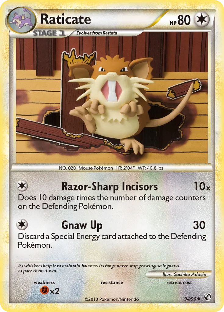 Raticate — Undaunted — Pokémon