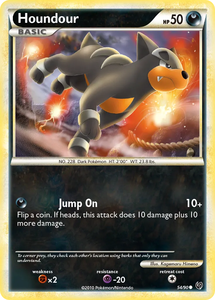 Houndour — Undaunted — Pokémon