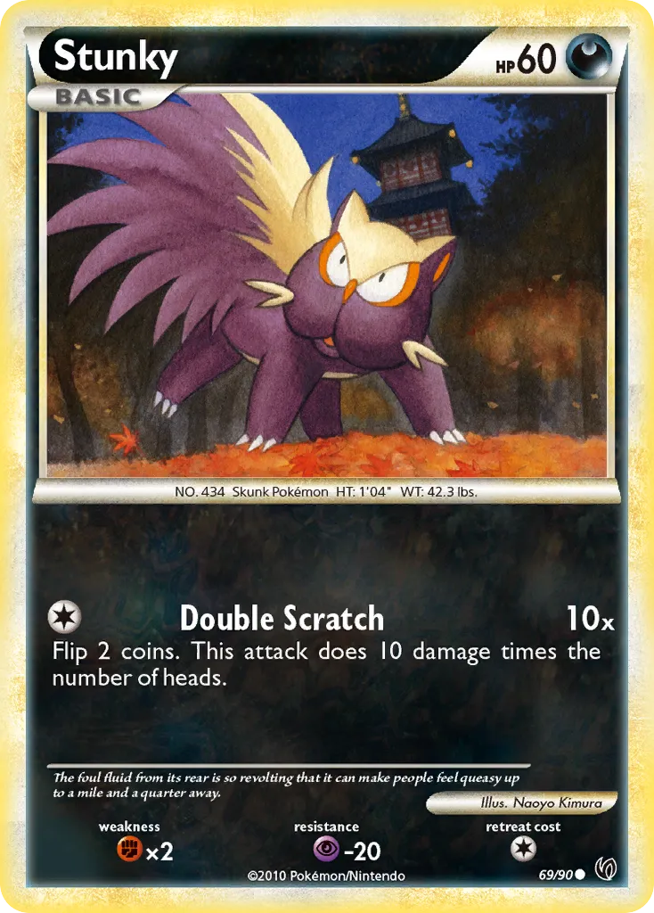 Stunky from Undaunted - Pokemon