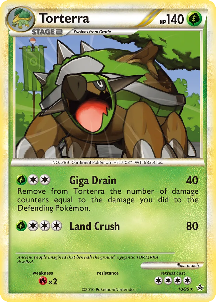 Torterra — Unleashed — Pokemon