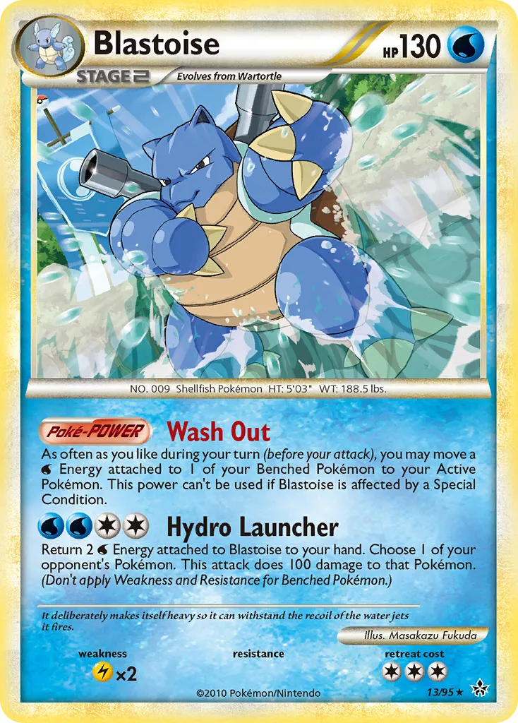 Blastoise — Unleashed — Pokémon