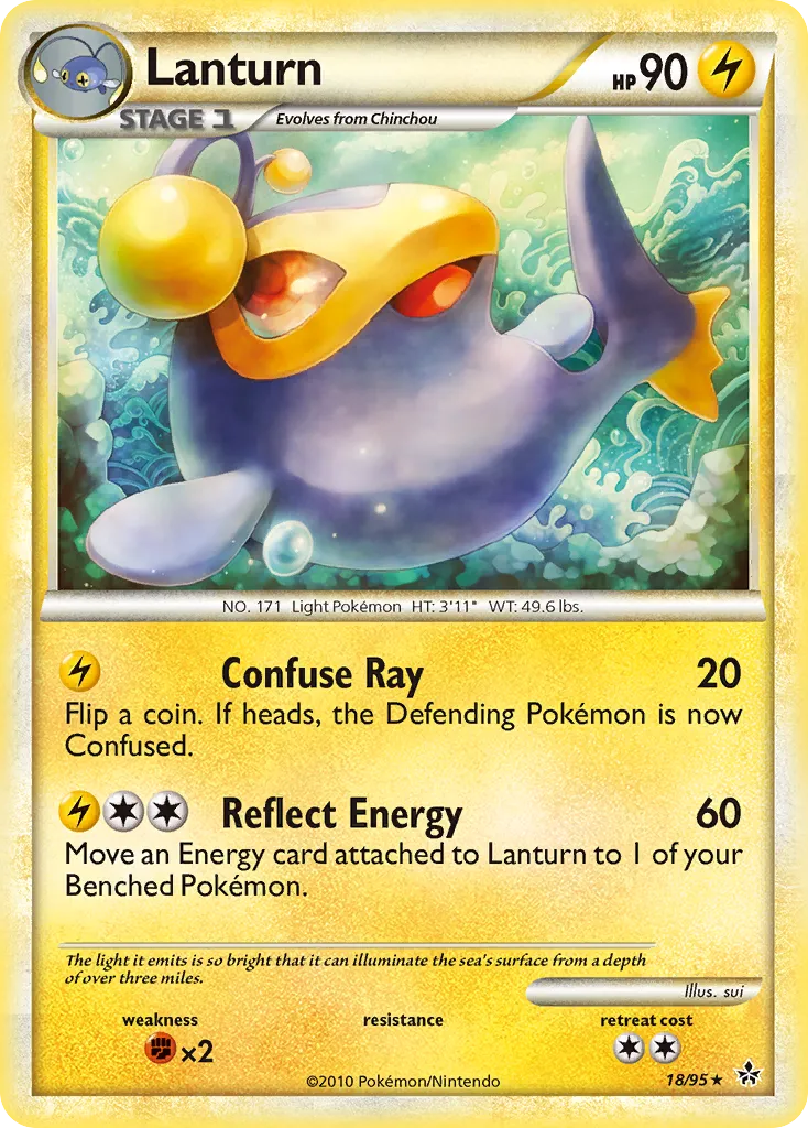 Lanturn — Unleashed — Pokemon