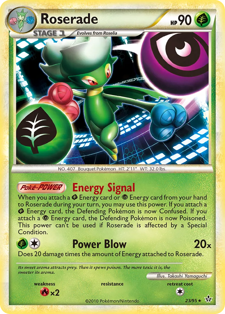 Roserade — Unleashed — Pokemon
