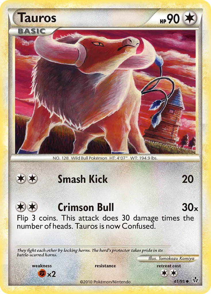 Tauros — Unleashed — Pokemon