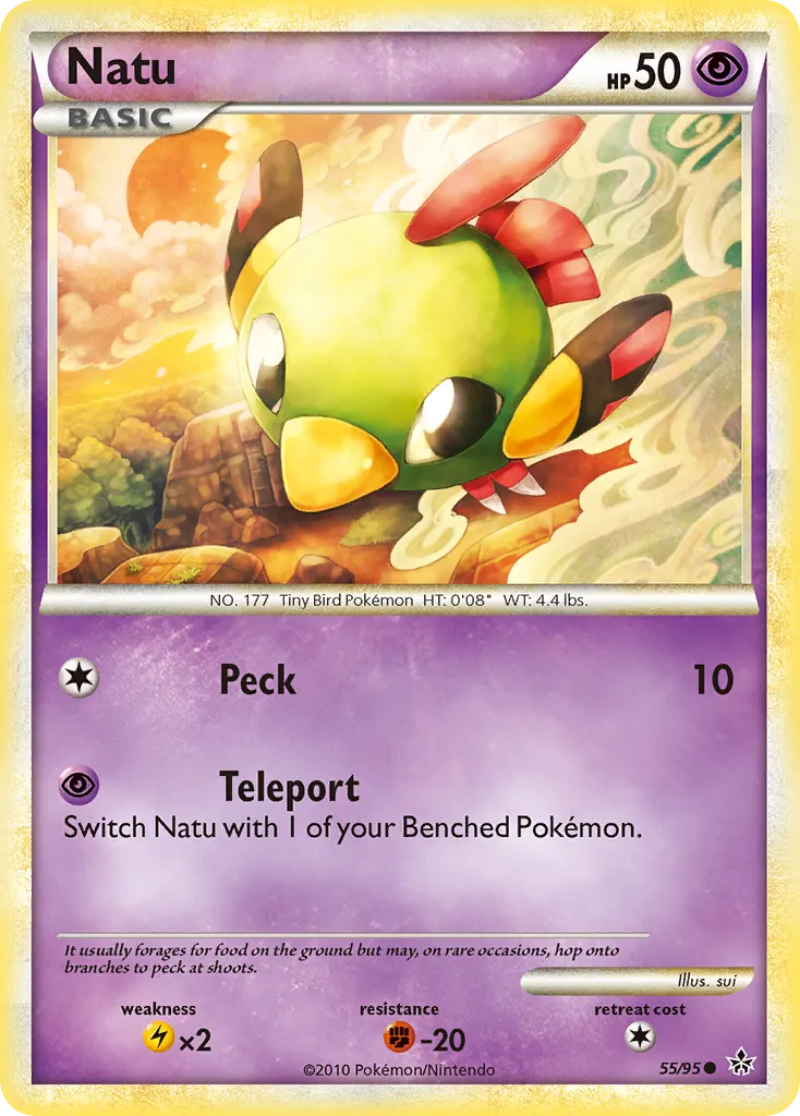 Natu — Unleashed — Pokémon