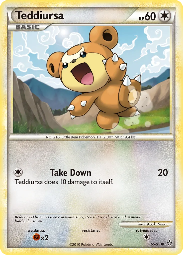 Teddiursa — Unleashed — Pokémon