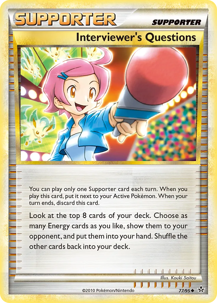 Questionnaire d'interview — Unleashed — Pokémon