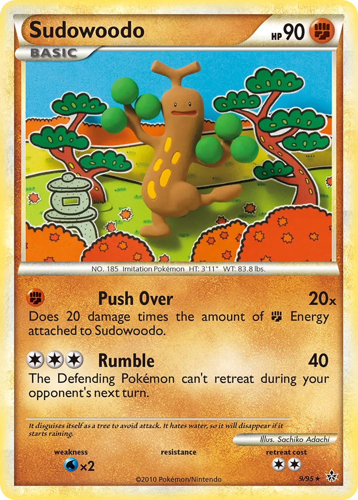 Sudowoodo — Unleashed — Pokémon