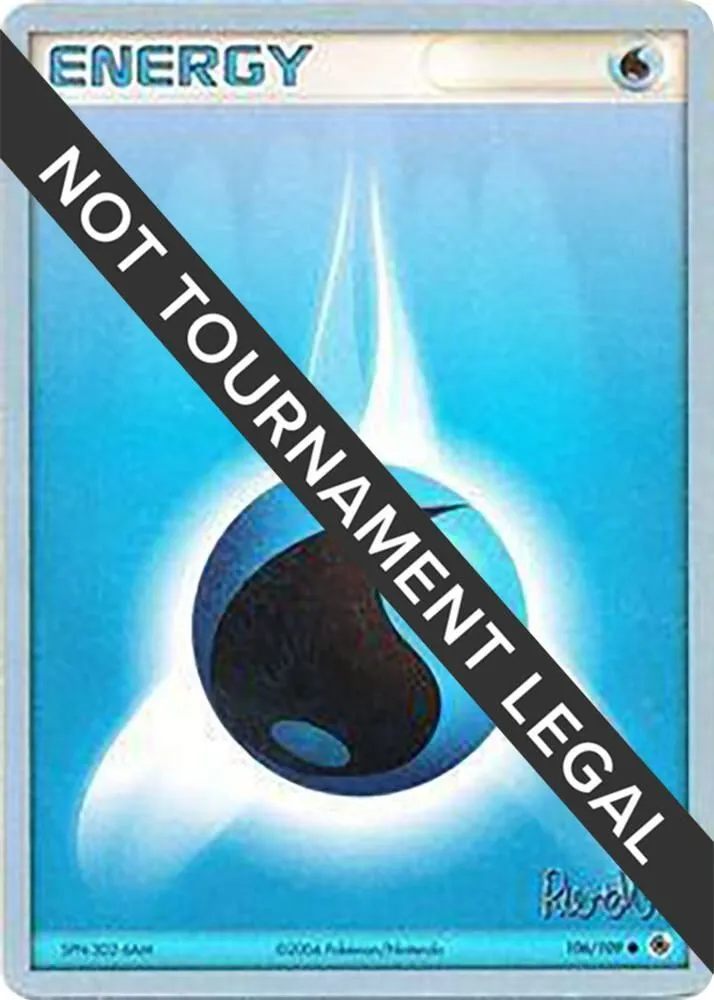 Water Energy — World Championship Decks — Pokemon