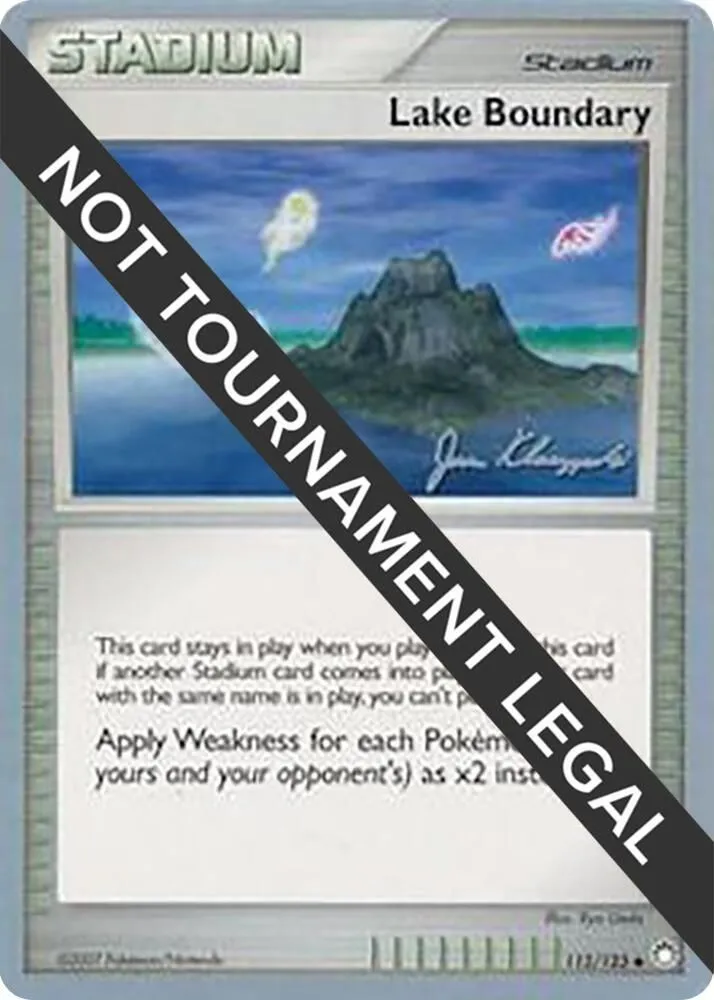 Lake Boundary — World Championship Decks — Pokemon