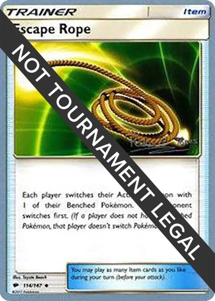 Escape Rope — World Championship Decks — Pokemon