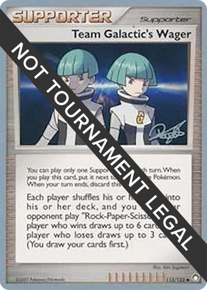 Team Galactic's Wager — World Championship Decks — Pokemon