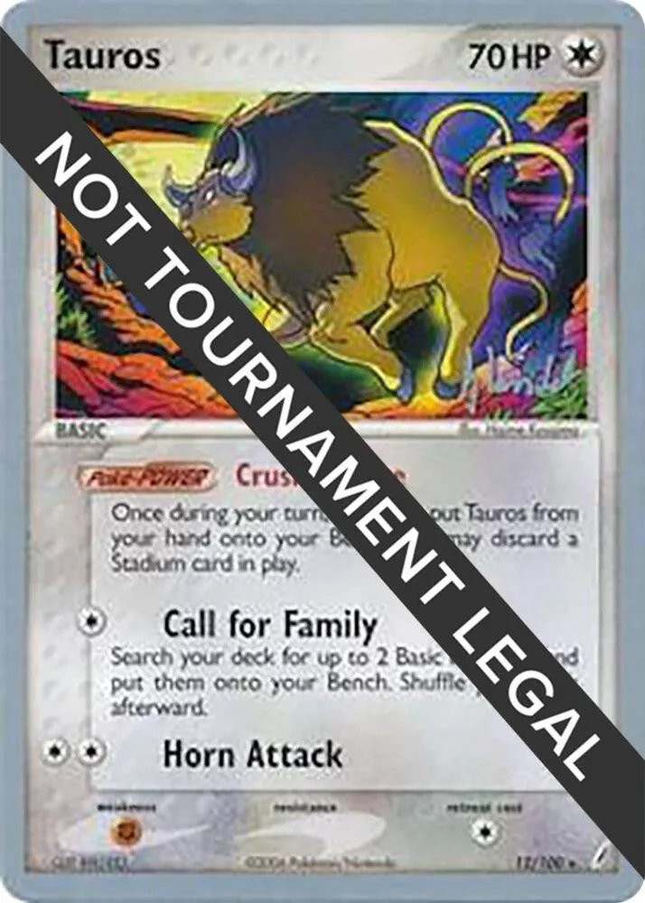 Tauros — World Championship Decks — Pokemon