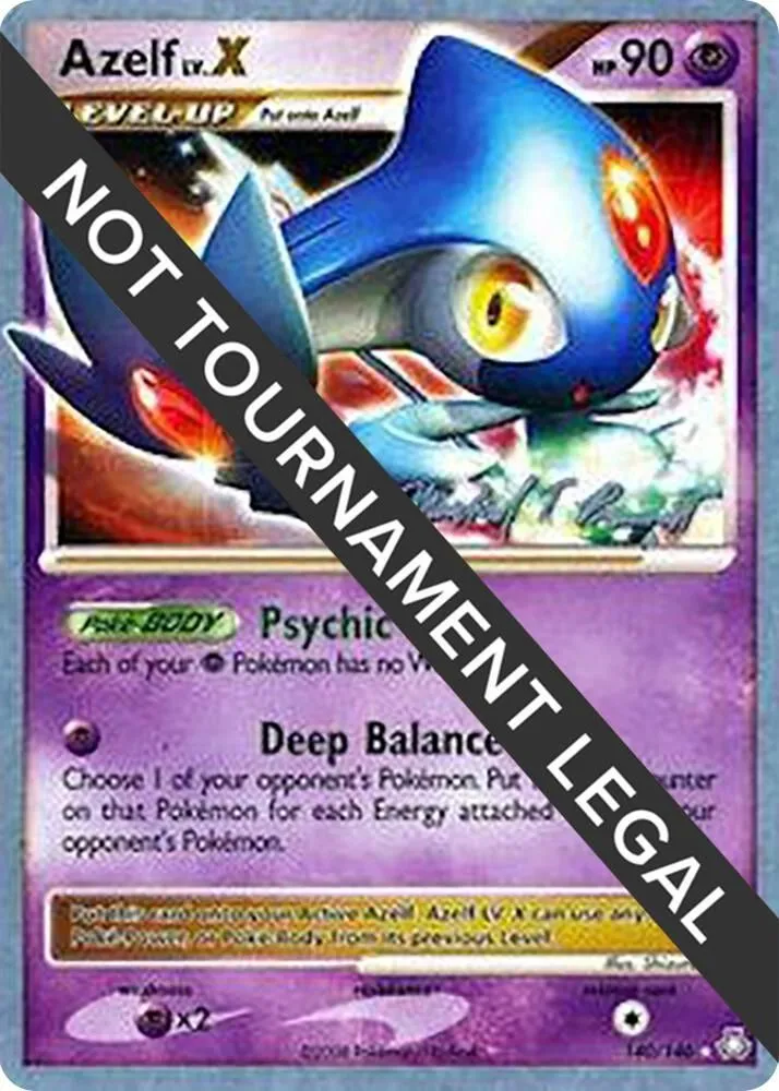 Azelf LV.X — World Championship Decks — Pokemon