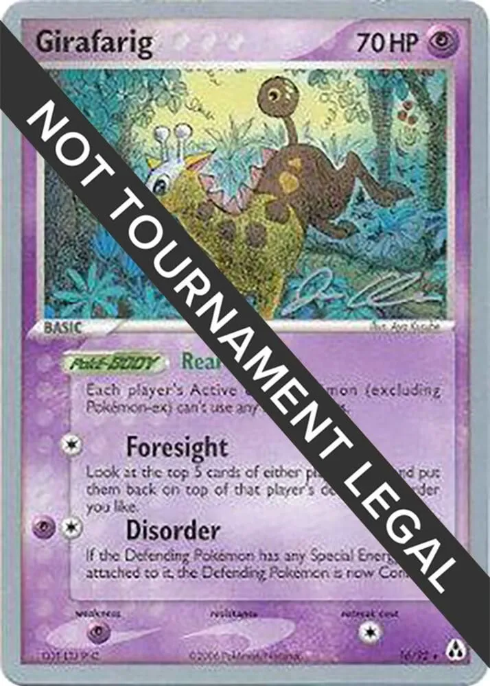 Girafarig — World Championship Decks — Pokemon