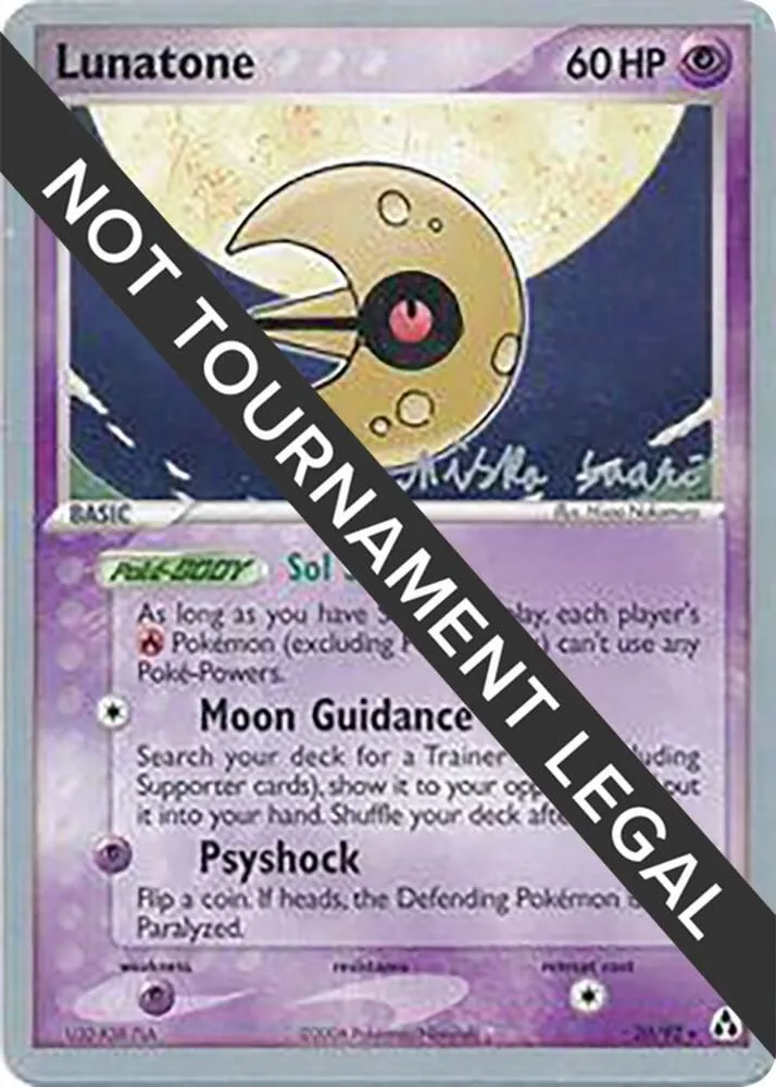 Lunatone — World Championship Decks — Pokemon
