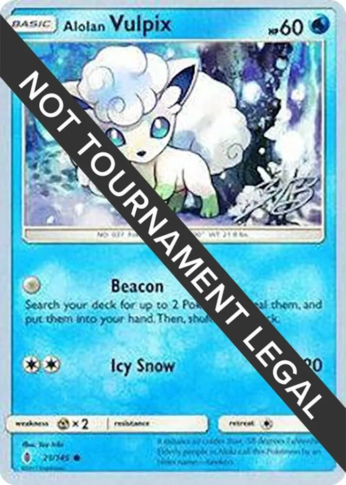 Alolan Vulpix — World Championship Decks — Pokemon