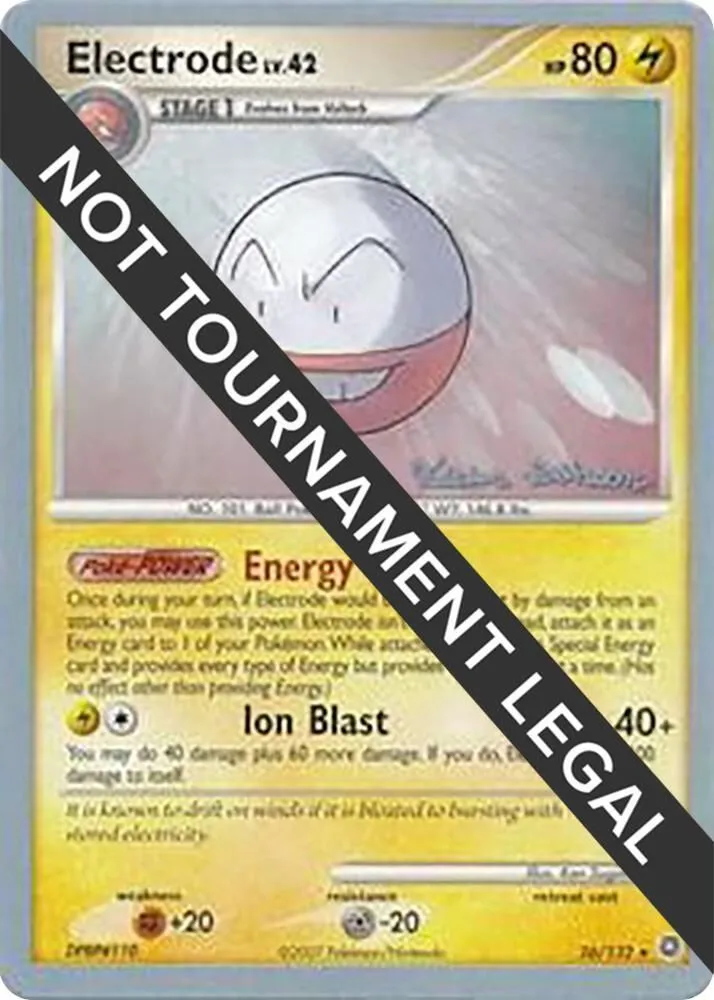 Electrode — World Championship Decks — Pokemon