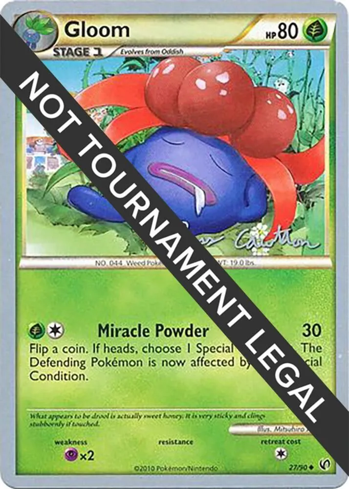 Gloom — World Championship Decks — Pokemon