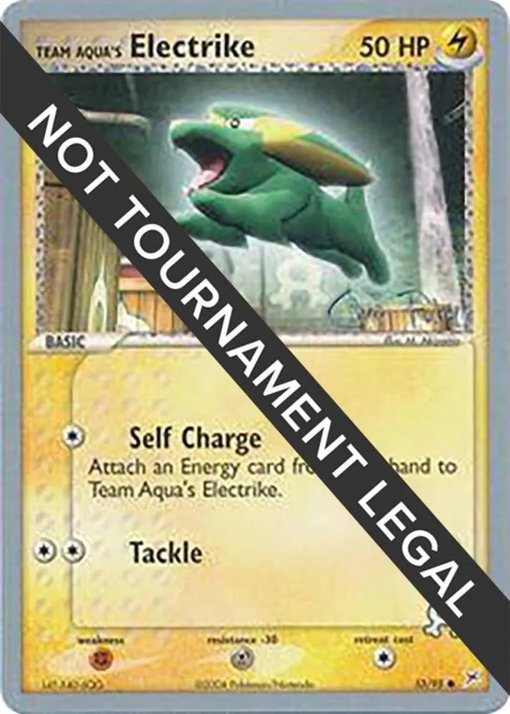 Team Aqua's Electrike — World Championship Decks — Pokemon