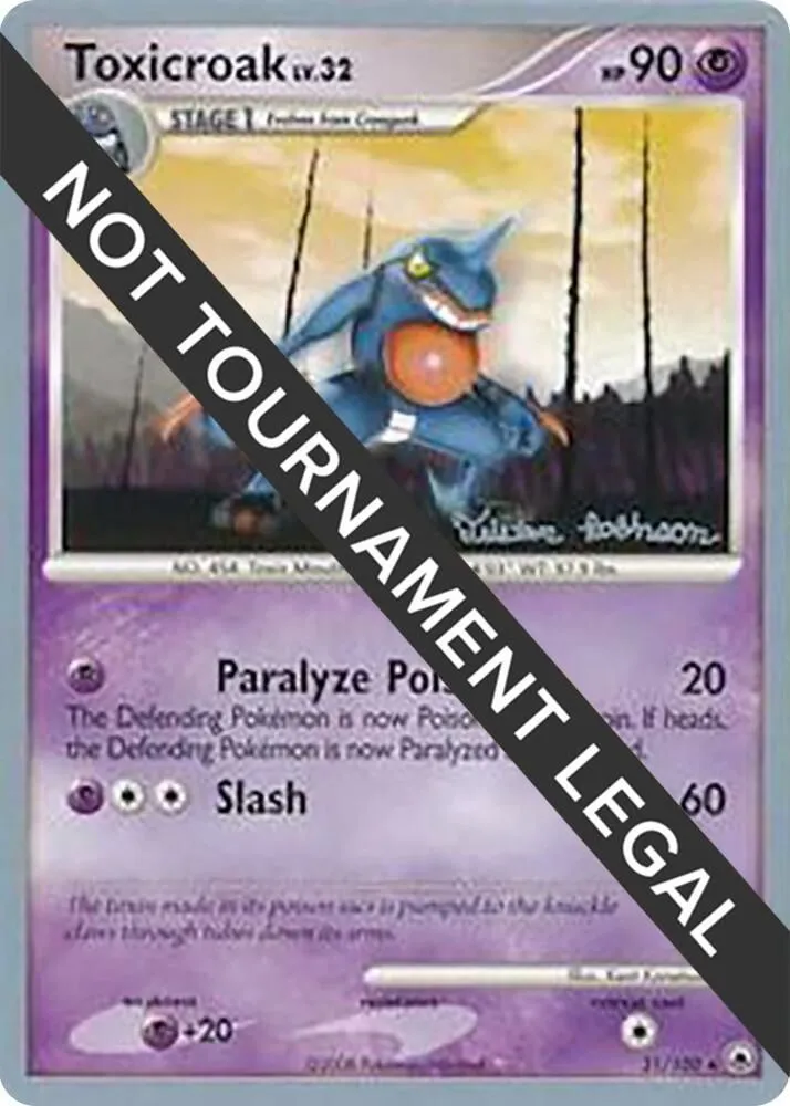 Toxicroak — World Championship Decks — Pokemon