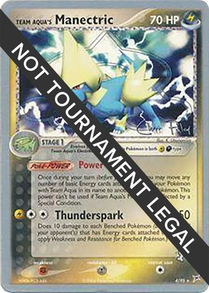 Team Aqua's Manectric — World Championship Decks — Pokemon