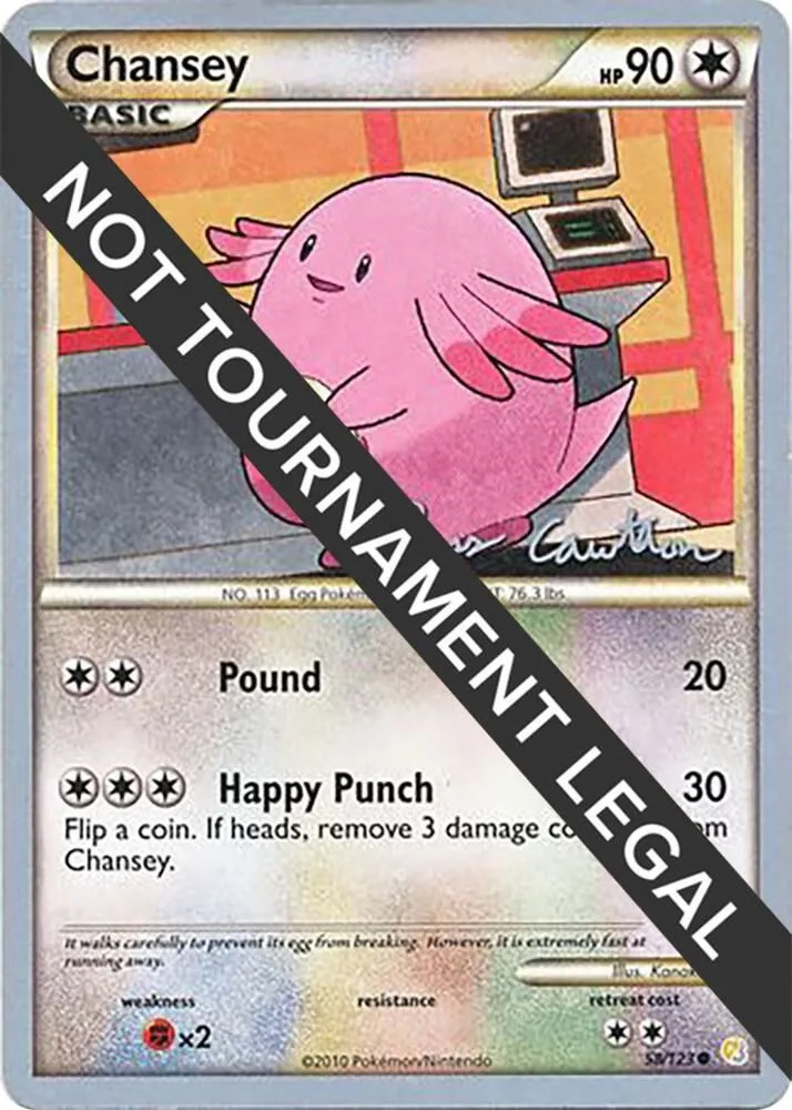 Chansey — World Championship Decks — Pokemon