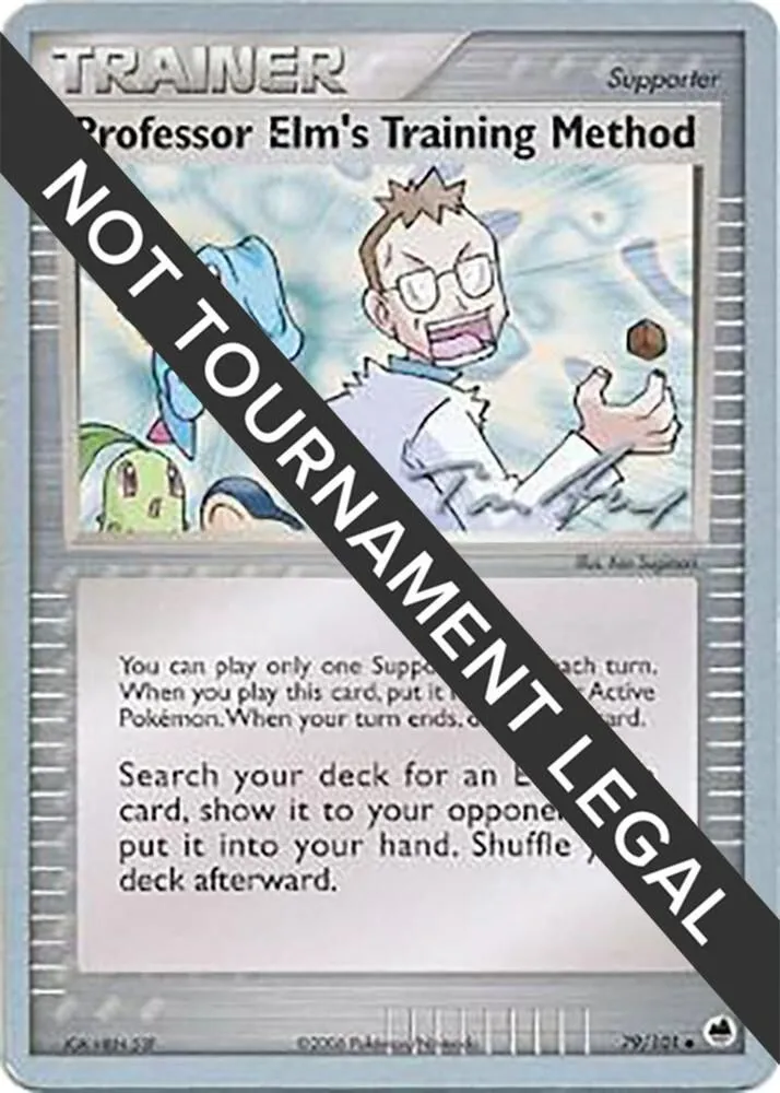 Professor Elm's Training Method — World Championship Decks — Pokemon