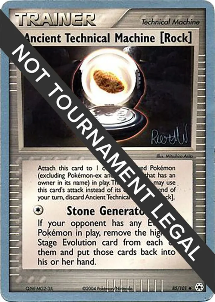 Ancient Technical Machine — World Championship Decks — Pokemon