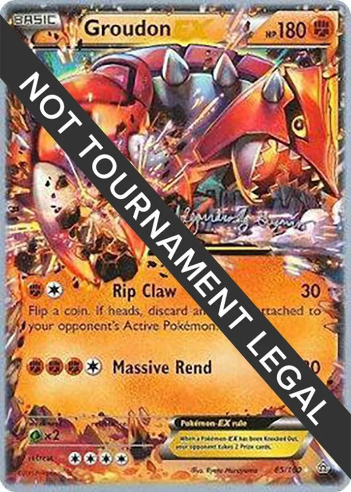 Groudon EX — World Championship Decks — Pokemon