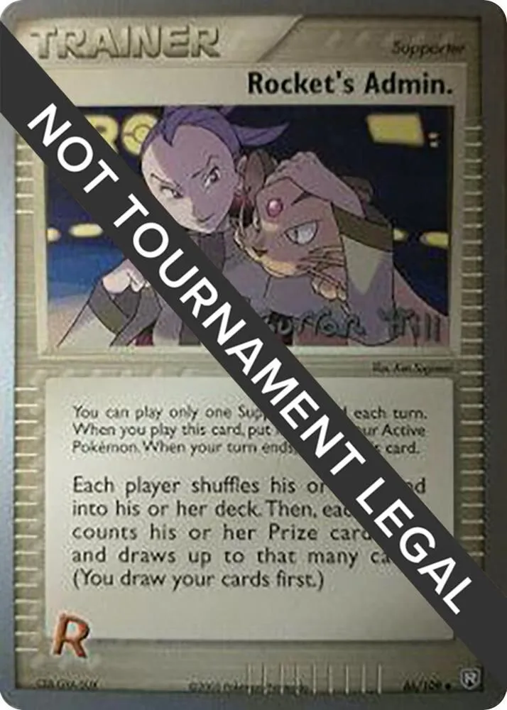 Rocket's Admin. — World Championship Decks — Pokemon