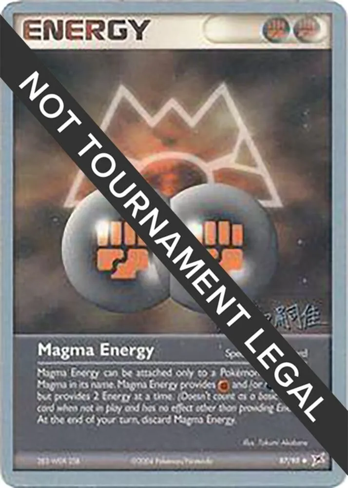 Magma Energy — World Championship Decks — Pokemon