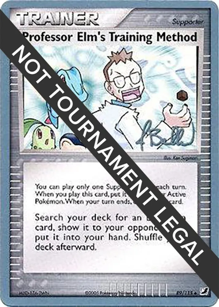 Professor Elm's Training Method — World Championship Decks — Pokemon