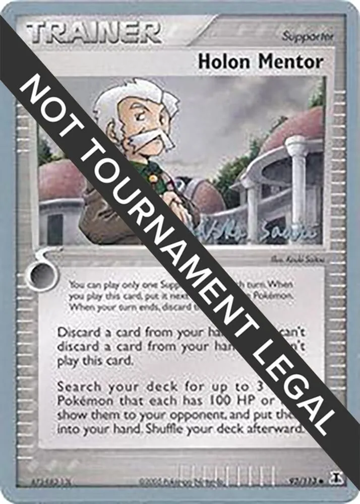 Holon Mentor — World Championship Decks — Pokemon