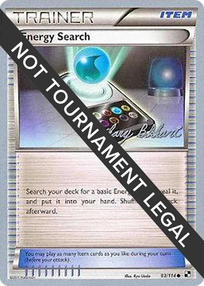 Recherche d'Énergie — World Championship Decks — Pokemon