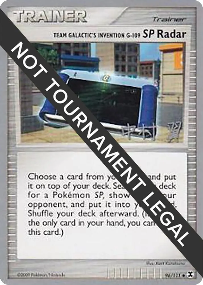 Team Galactic's Invention G-109 SP Radar — World Championship Decks — Pokemon