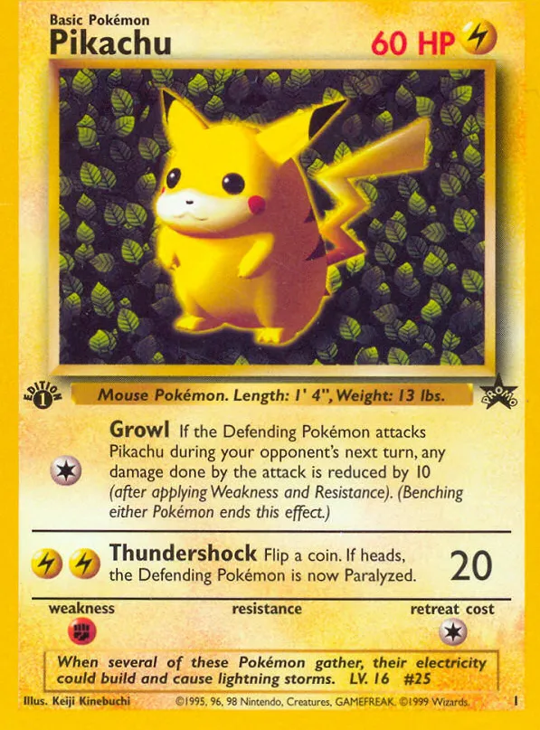 Pikachu — WoTC Promo — Pokemon