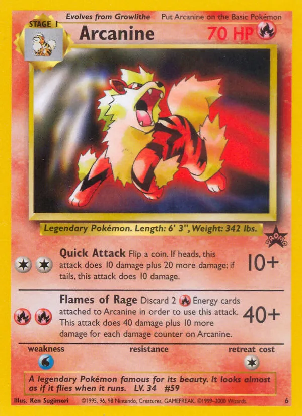 Arcanine — WoTC Promo — Pokémon