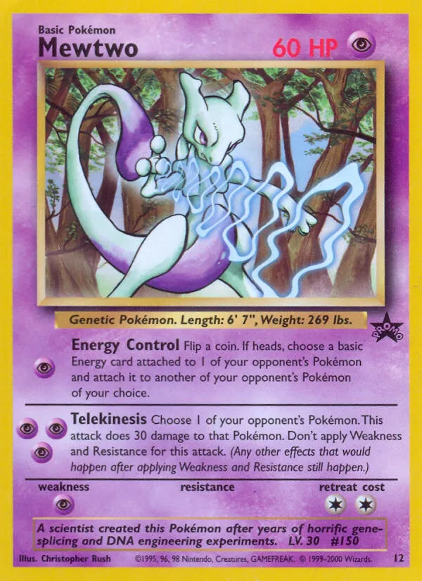 Mewtwo — WoTC Promo — Pokemon