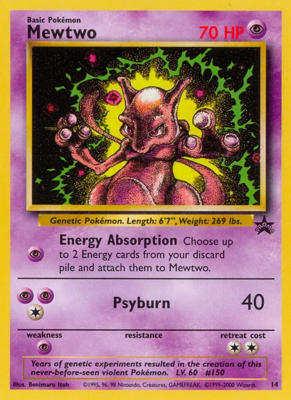 Mewtwo — WoTC Promo — Pokémon